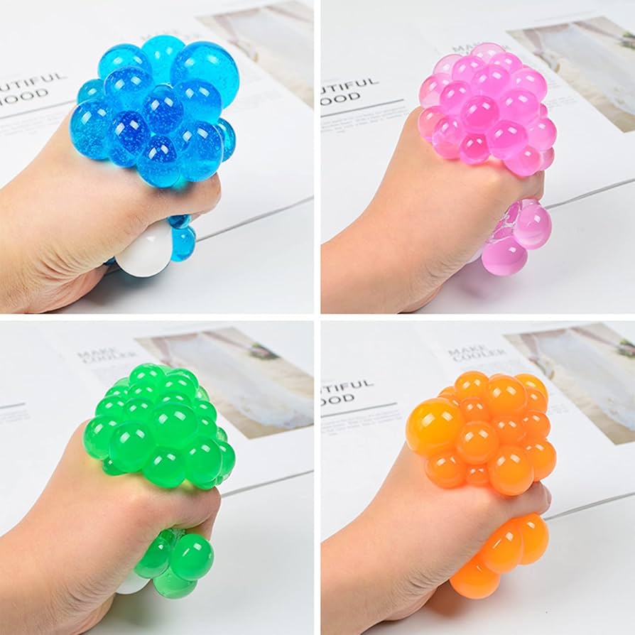 Amazon | 1個入り グレープボール スクイーズボール おもちゃ